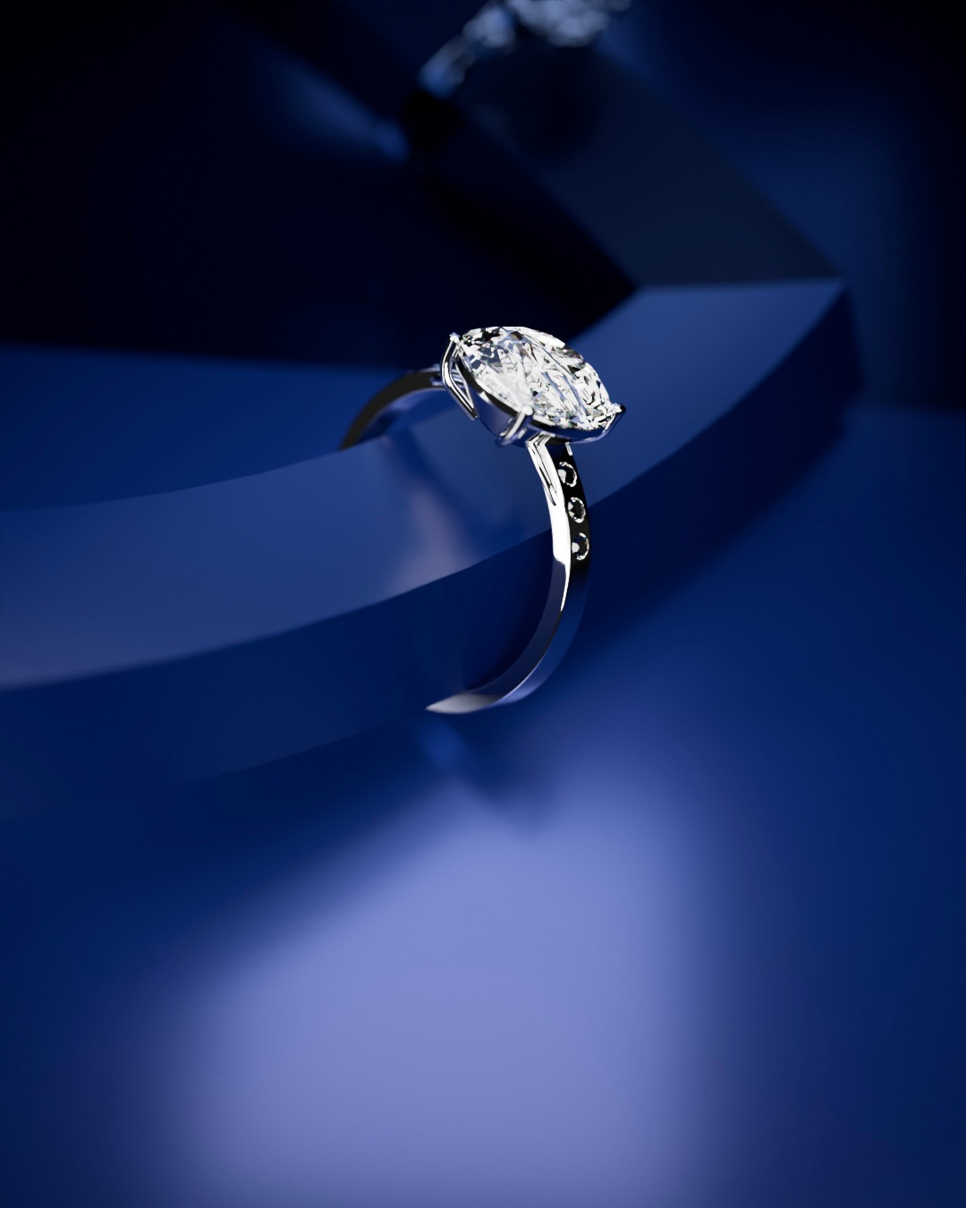 3D DIAMOND RING
