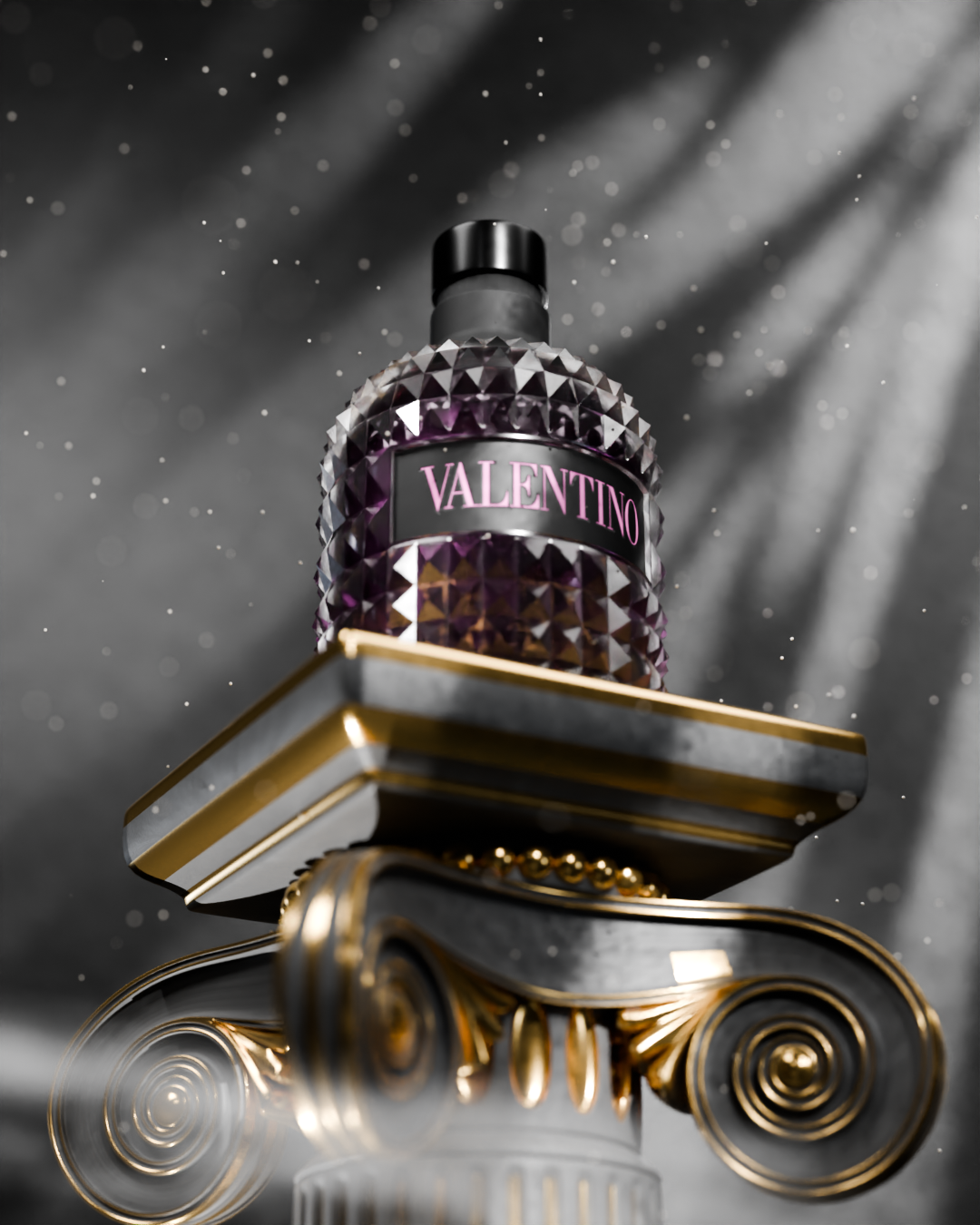 3D perfume render 3d bottle inspire lighting perfume render