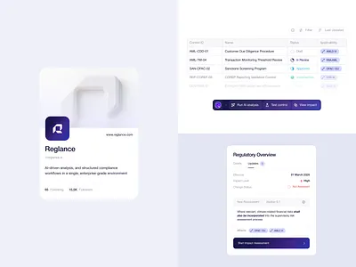 AI-Driven Regulatory Intelligence Platform ai bn digital design principles digital design fintech interaction design interface design product design regtech ui ui design ui ux usability user experience user interface user interface design ux