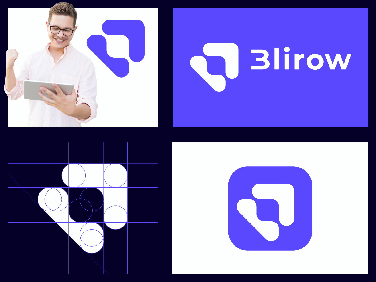 Blirow logo design for saas tech company ai business logo ai logo b letter logo b logo best saas logo branding creative logo design letter logo logo logo identity logos modern logo monogram saas saas logo saas monogram tech logo technology logo vector