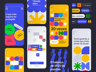 Mercado Libre: Wrapped 2026 concept colorfull finance graphic design mobile mobile app ui ux wrap up wrapped