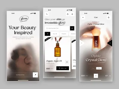 Skincare E-commerce Mobile App app appui beauty beauty app beauty e commerce beauty product cosmetics app e commerce e commerce app ecommerce app mobile mobile app mobileapp shopping shopping app skincare skincare app skincare store startup