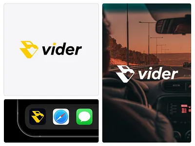 Car App Logo 3d branding car app logo car logo car monogram delivery delivery logo design icon logo logo design logotype minimalist modern logo online car logo rider logo tech logo transport logo v logo