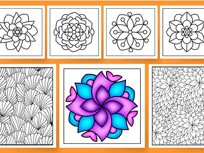 Mandala coloringbook freelance graphicdesign illustration tshirtdesign vectorart