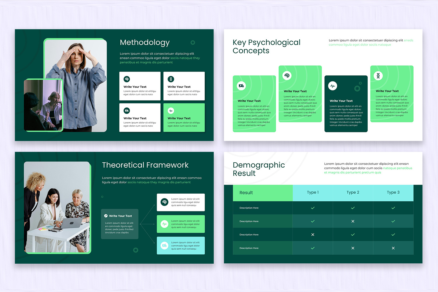 Psychology Thesis Defense Presentation by SlideStack on Dribbble