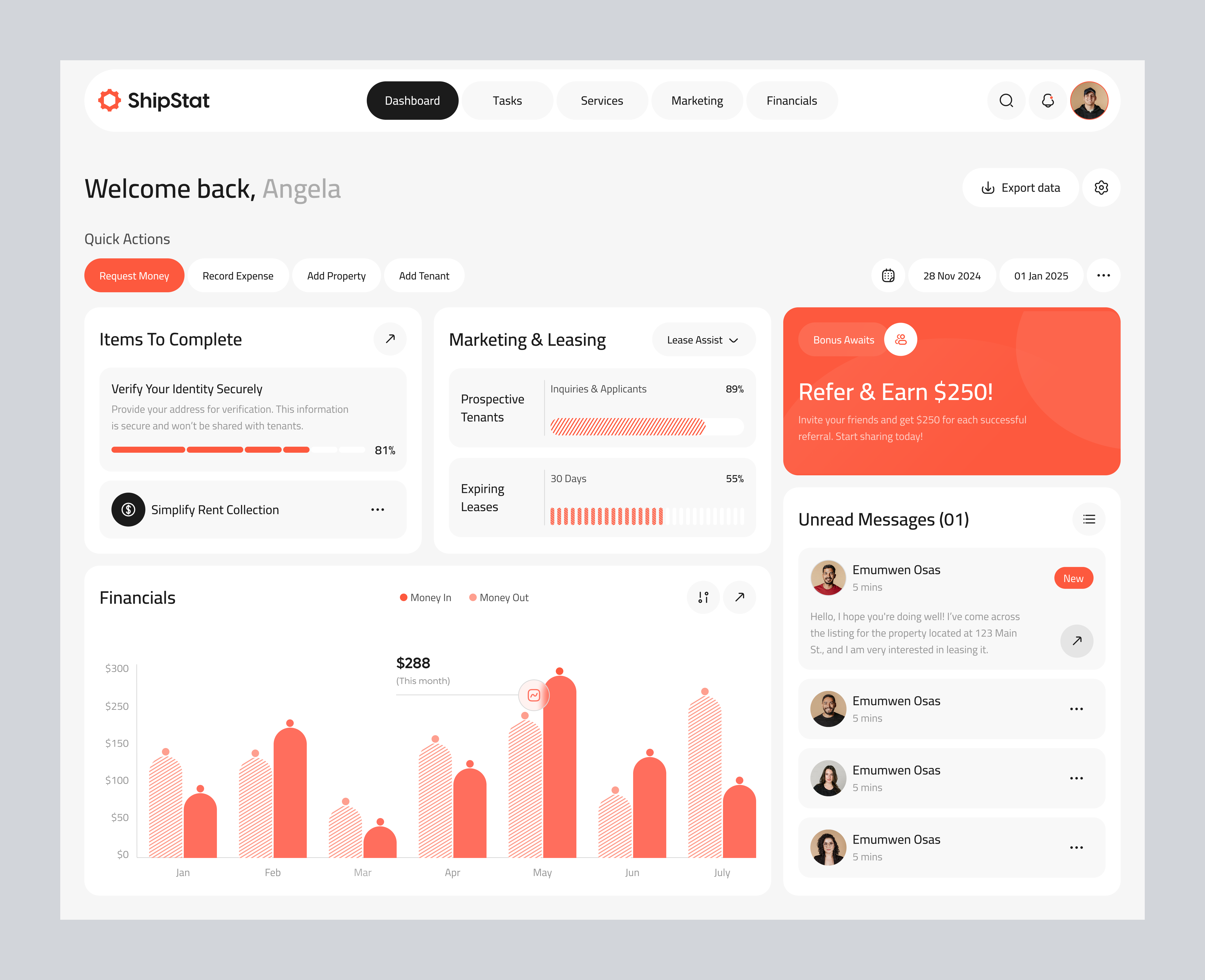 Property Management Web App dashboard dashboard app design property app property management property management web app property management website property website real estate realestate rental saas ui web web app design website