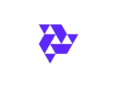 Abstract Triangle Geometric Logo abstract logo abstract symbol creative logo digital brand icon geometric logo innovation symbol. minimal geometric icon modern tech logo polygon logo startup logo triangle logo triangular pattern