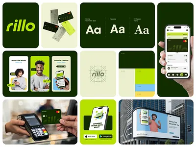 rillo - Fintech Branding agency brand guidelines brand identity branddesign brandidentity branding creative logo fintech fintechdesign graphic design identity logo logo designer logo inspirations logotype rixlab startupbranding visualidentity