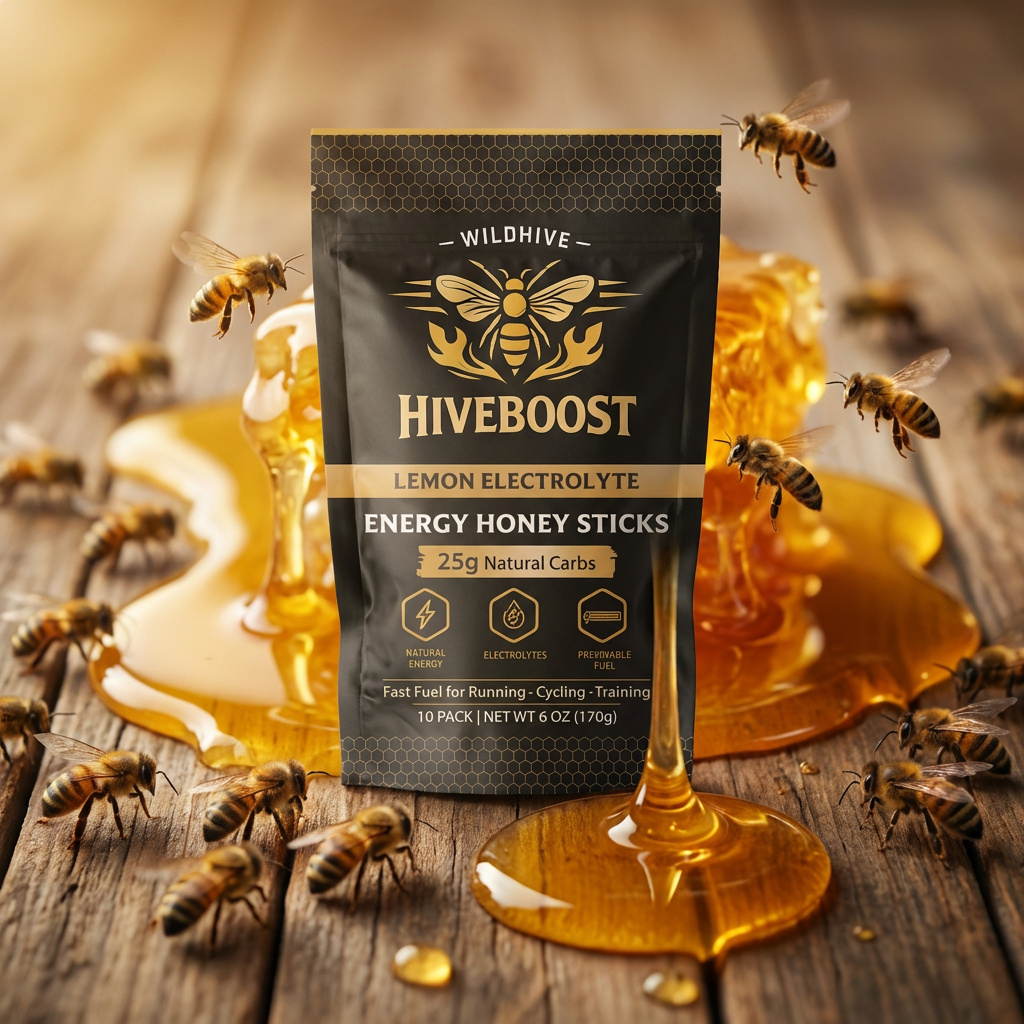 Honey pouch packaging design bee branding design graphic design honey honey bee honey jar honey packaging illustration label design packaging design pouch pouch design pouch label pouch packaging design product label design