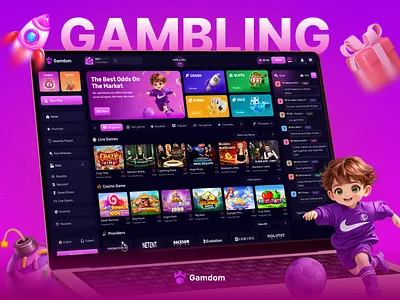 Casino Gamdom Website - Design bettong casino casino app casino betting casino games casino interface casino online casino platform crypto design slots gambling game ui gaming live casino mobile casino online casino original games sport betting website