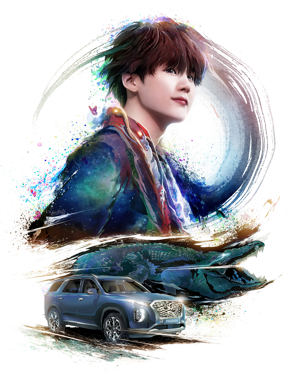 BTS & ARMY - Artist KAZE PARK 아티스트 카제박 방탄소년단과 아미에 대한 헌정 작품!