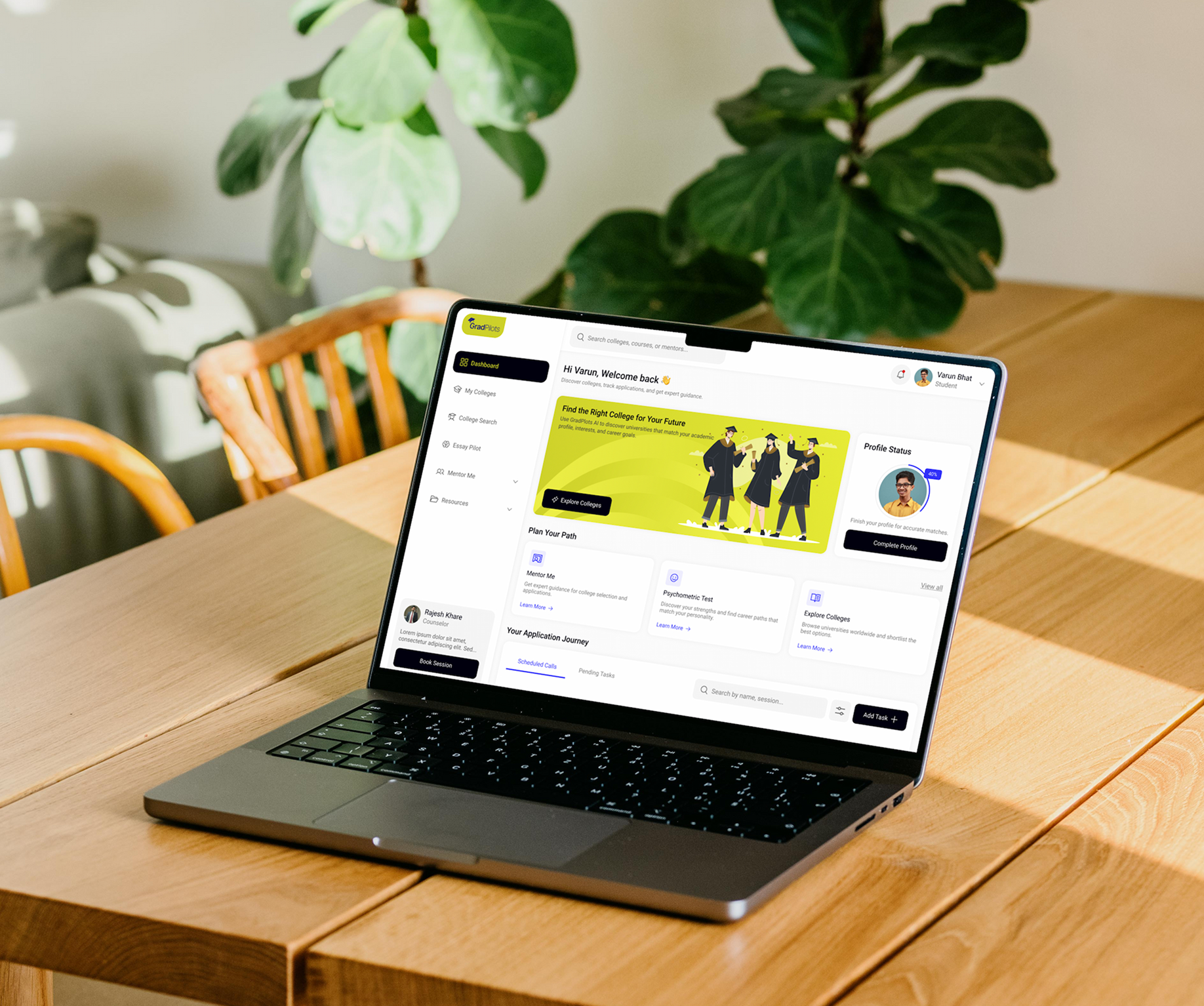 Student College Planning Dashboard UI admin dashboard dashboard dashboard ui education edutech figma management dashboard school ui uiux web application
