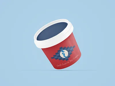 "Soft Serve" | Minimalist Ice Cream Cup Packaging adobe illustrator art concept art design design inspiration designer graphic design illustration illustrator package design packaging design
