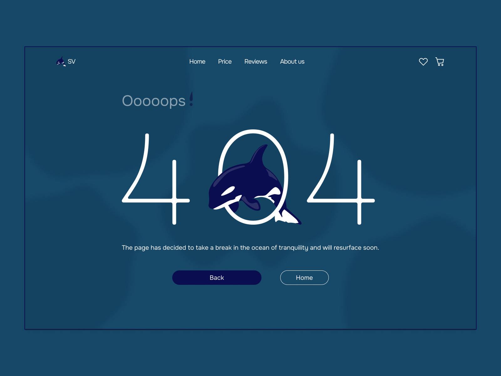 Concept 404 page