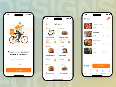Innovative eCommerce Food App UI appui cleanui ecommerceapp figma foodapp foodappdesign fooddelivery fooddeliveryapp foodui mobileappdesign mobileux productdesign uiuxdesign