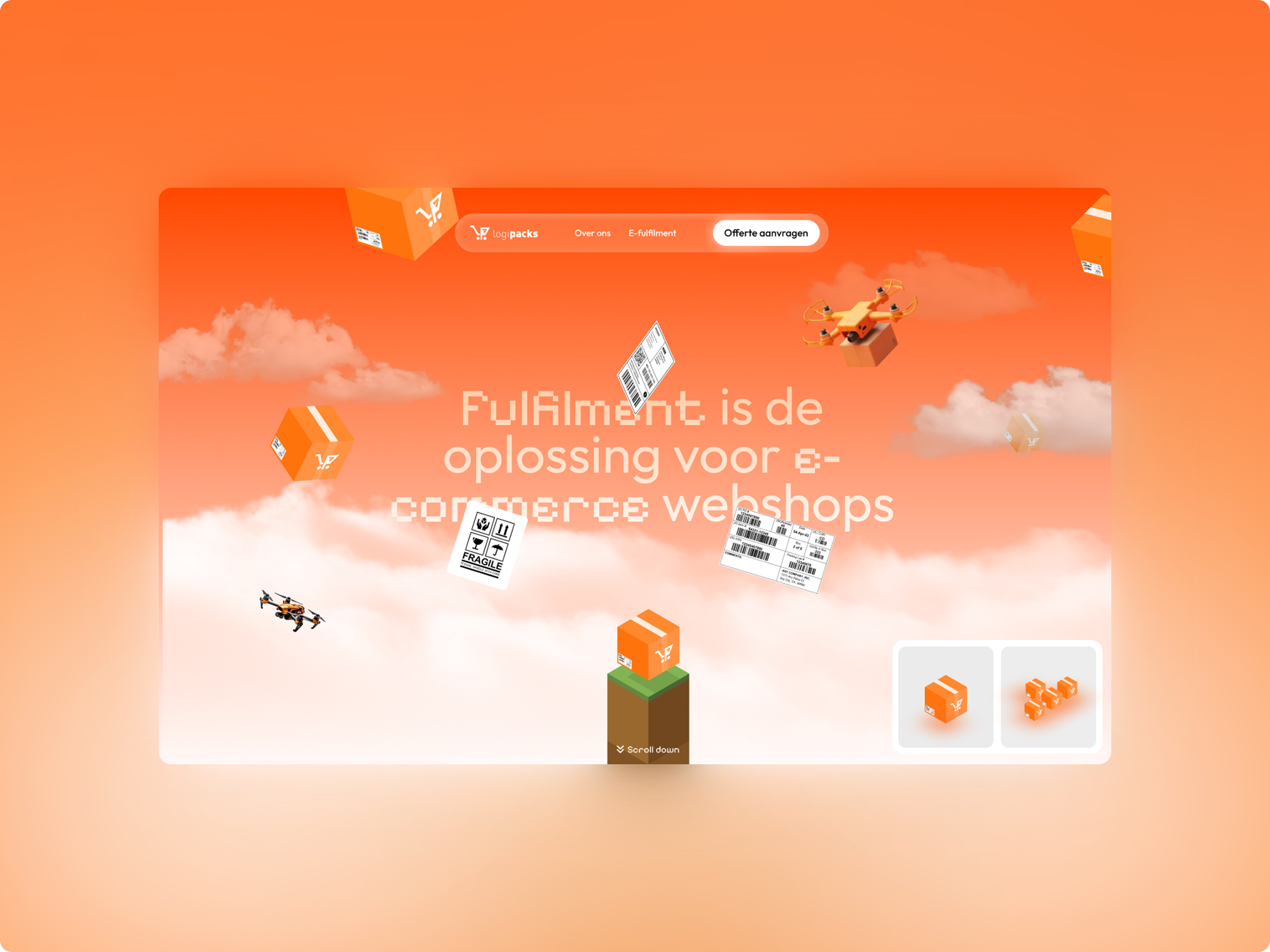 Logipacks webdesign V2