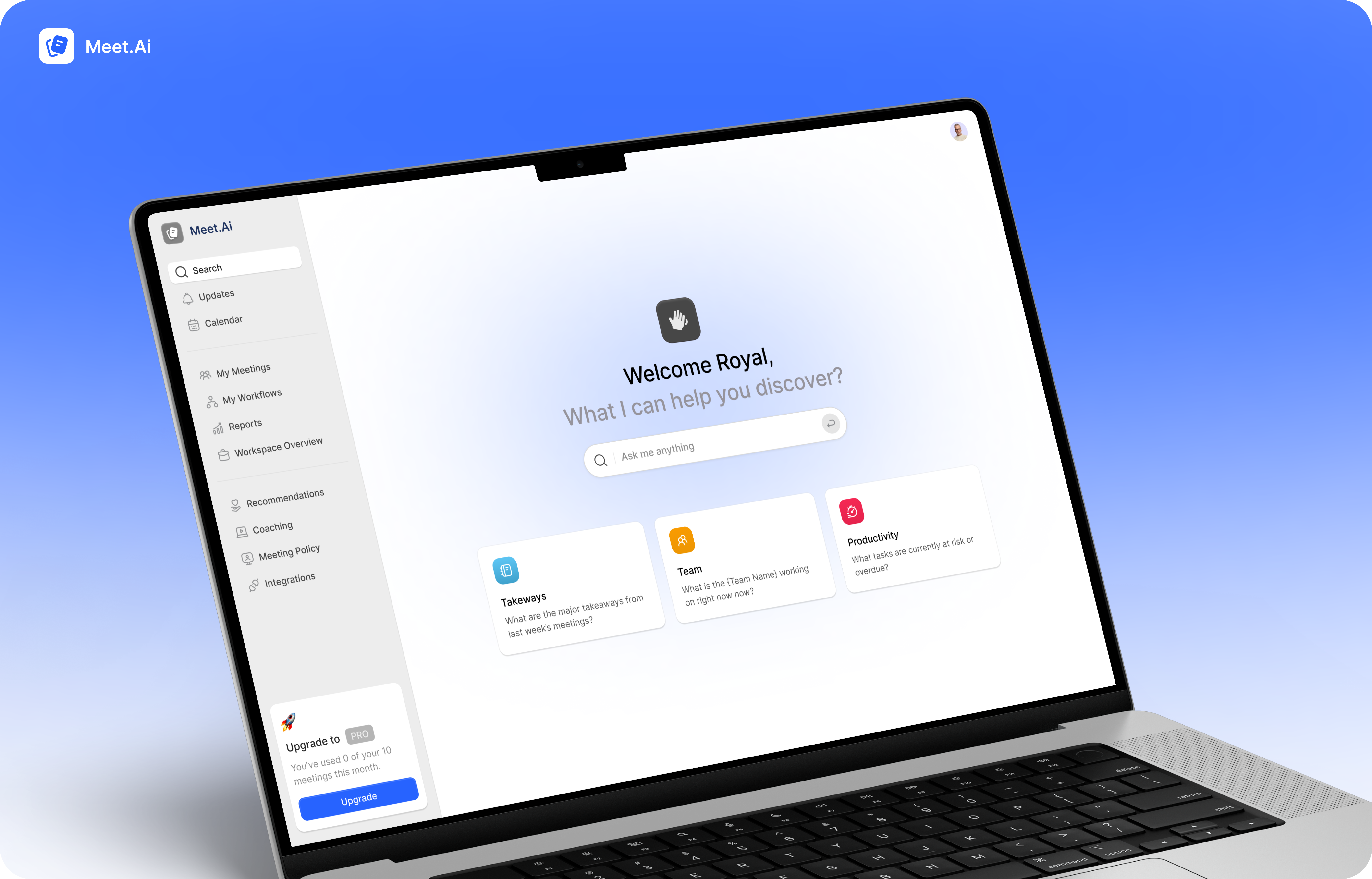 AI Meeting Note Taking Saas ai ai script case study clean design dashboard meeting meeting ai minimal notetaking product design saas ui design webapp