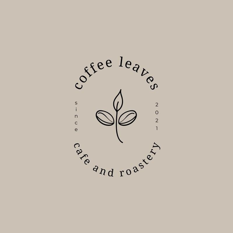 This logo was designed for a modern café brand. The concept comb