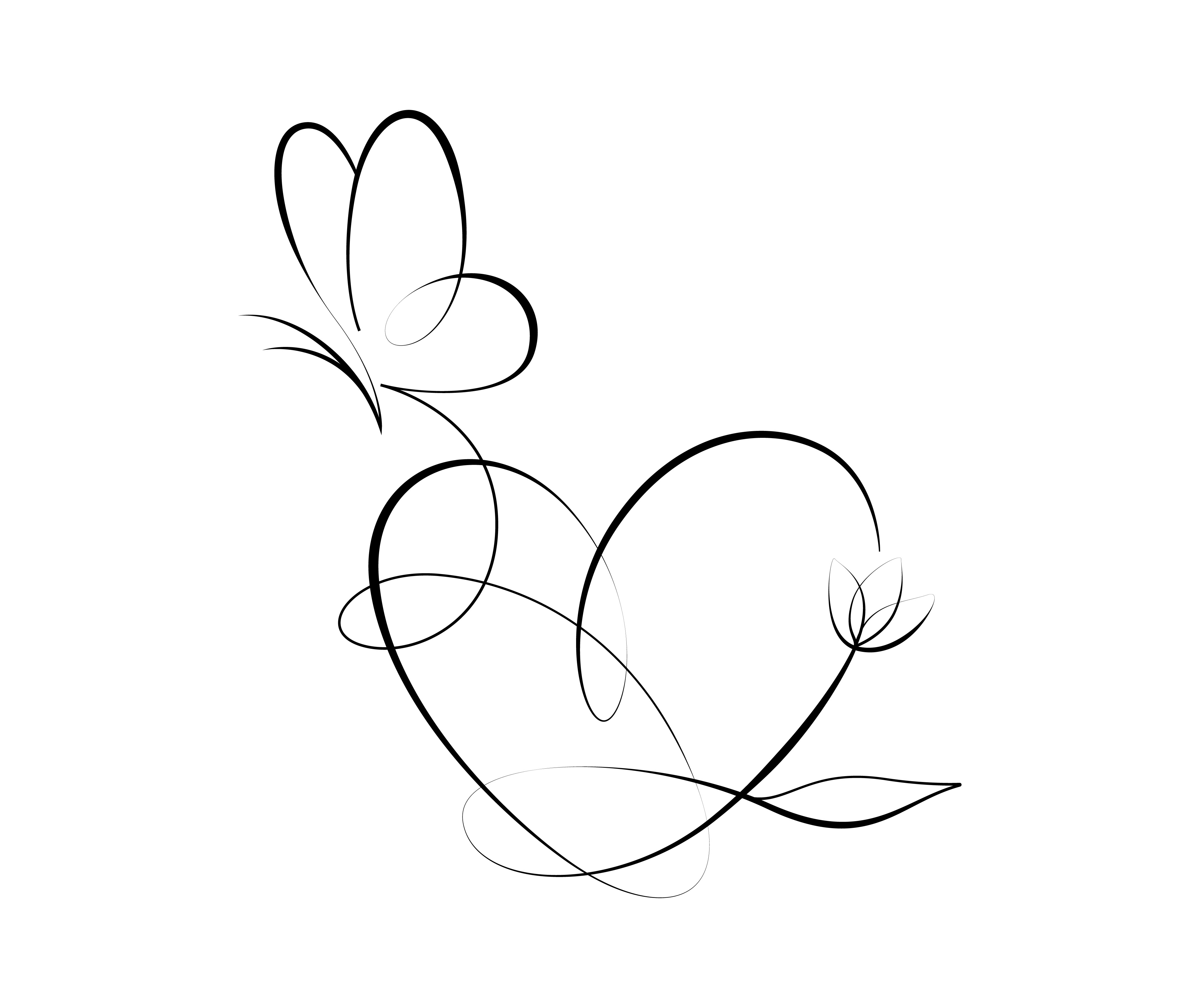 Example of Minimal Line Art Tattoo Designs