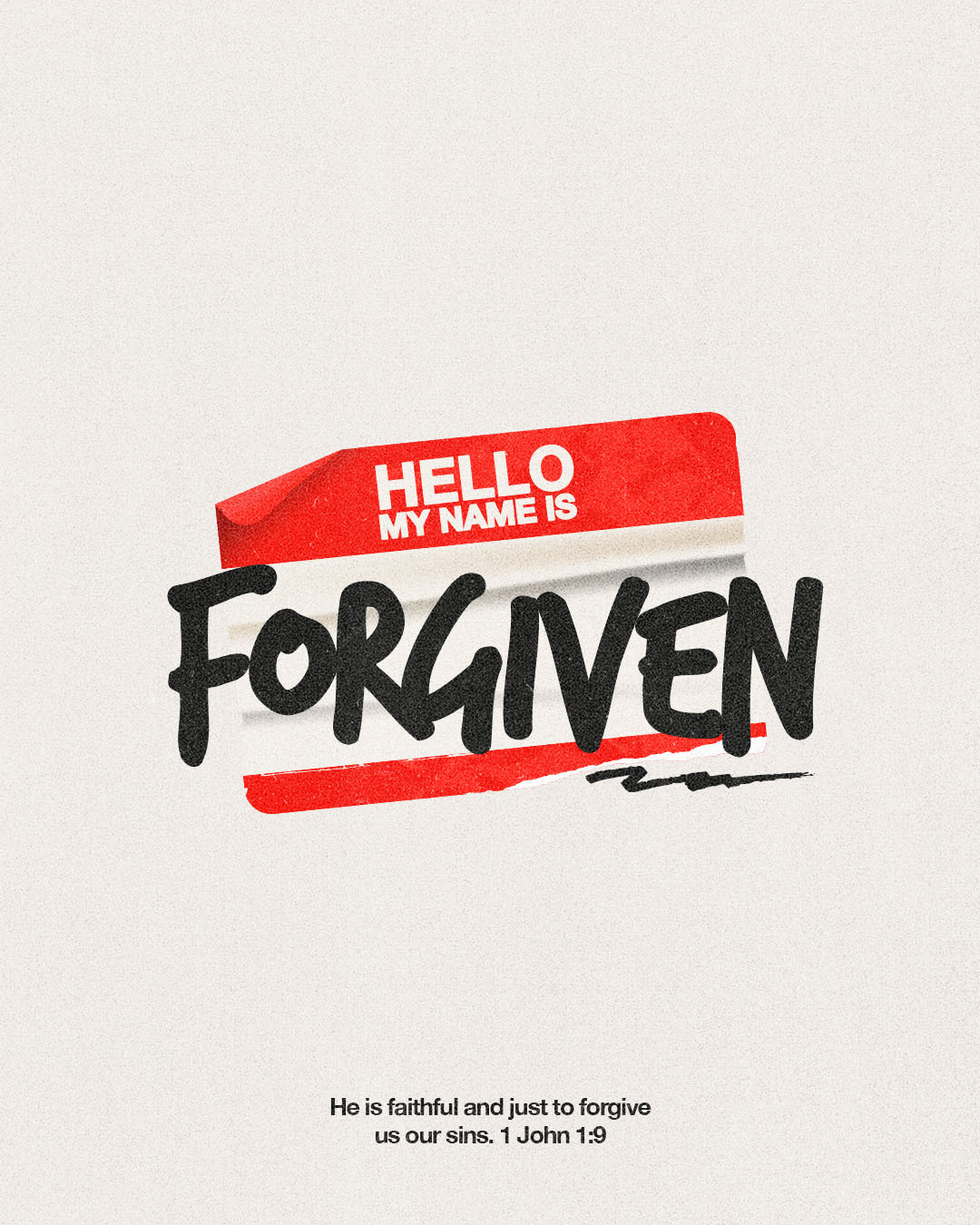 Hello, my name is_______ christian church editorial design god graphic design jesus poster sermon social media type design