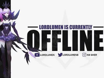 Twitch Offline Screens [Examples] graphic design