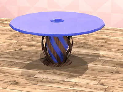 Festive table 3d bench branding chair graphic design illustration interior