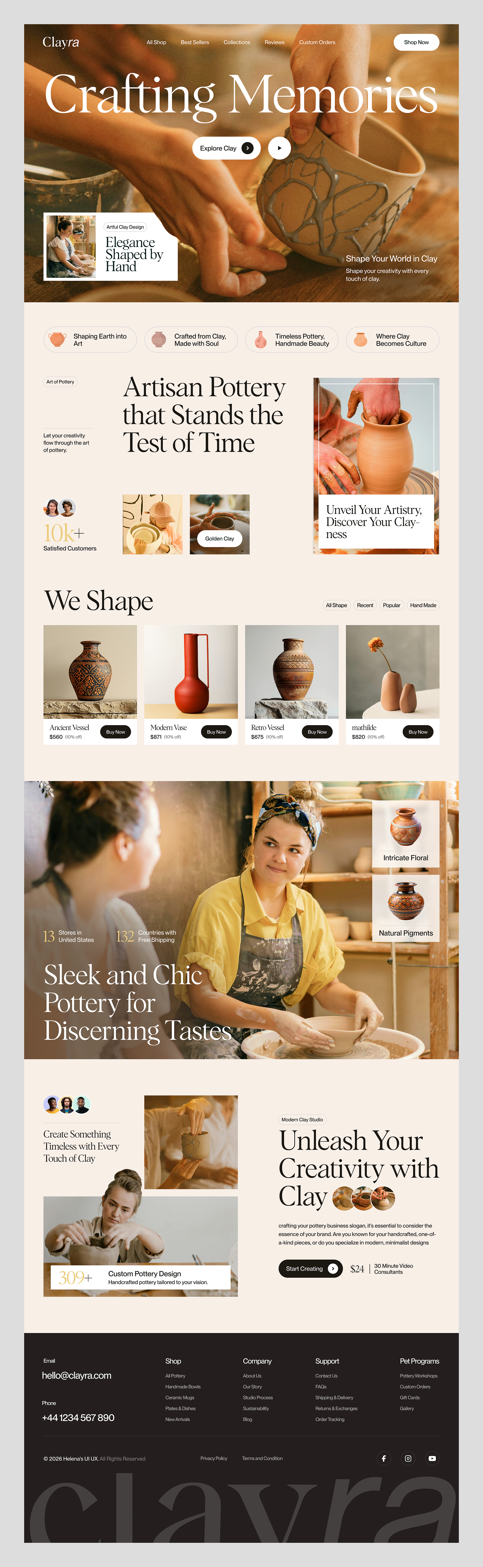 Example of Single Landing Page Design