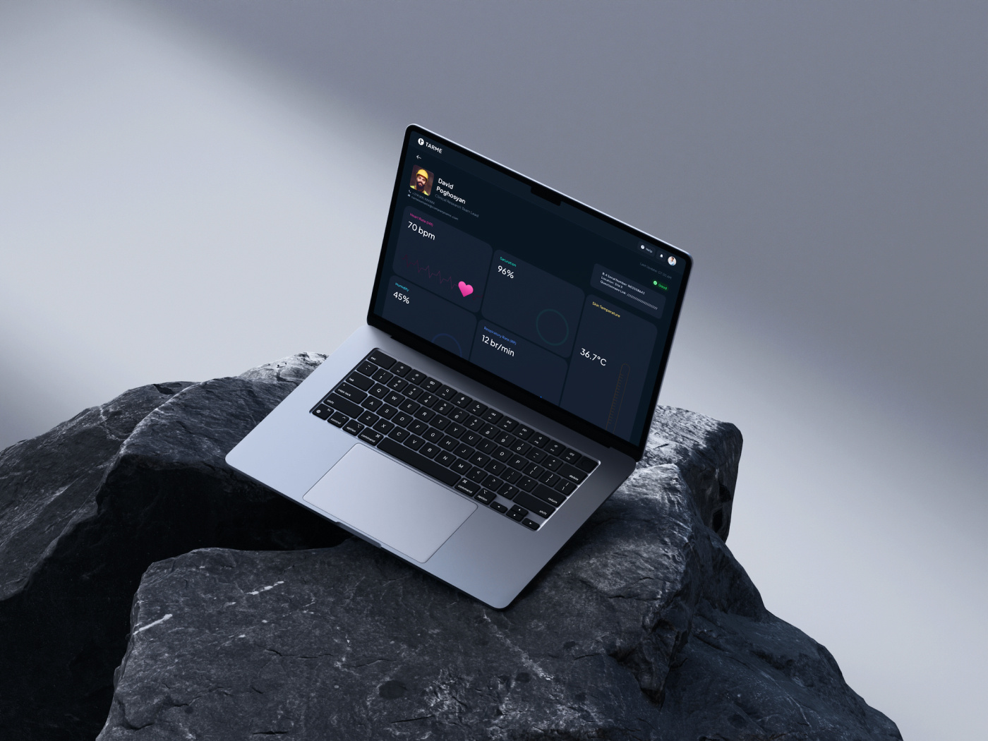 Tarme Health Monitoring Dashboard Design