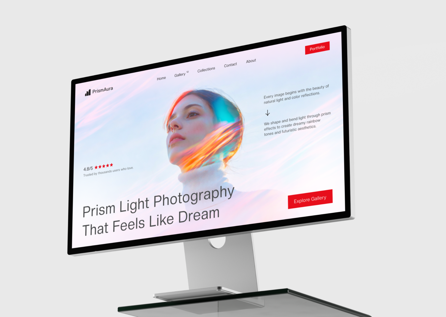 Example of Modern Website Design Service