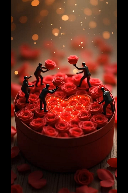 Romantic Miniature Love Story