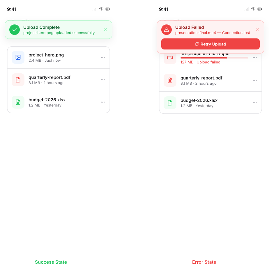 Daily UI Challenge #011 - Flash Message dailyui