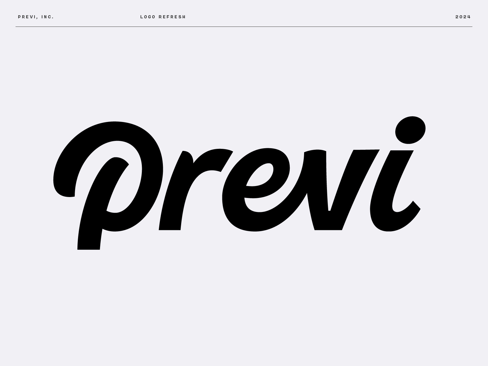 Example of Previ Wordmark Logo