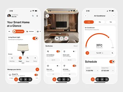 Smart Home Control App figma moblieapp productdesign ui uxdesign