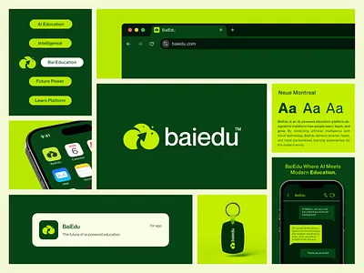 BaiEdu - Online Education Logo & Branding ai b cloud logo b logo brand identity branding edtech edtech logo edtech platform edtech saas education branding education identity education logo education visual identity icon learning platform letter b cloud arrow letter b education logo logo logotype modern logo