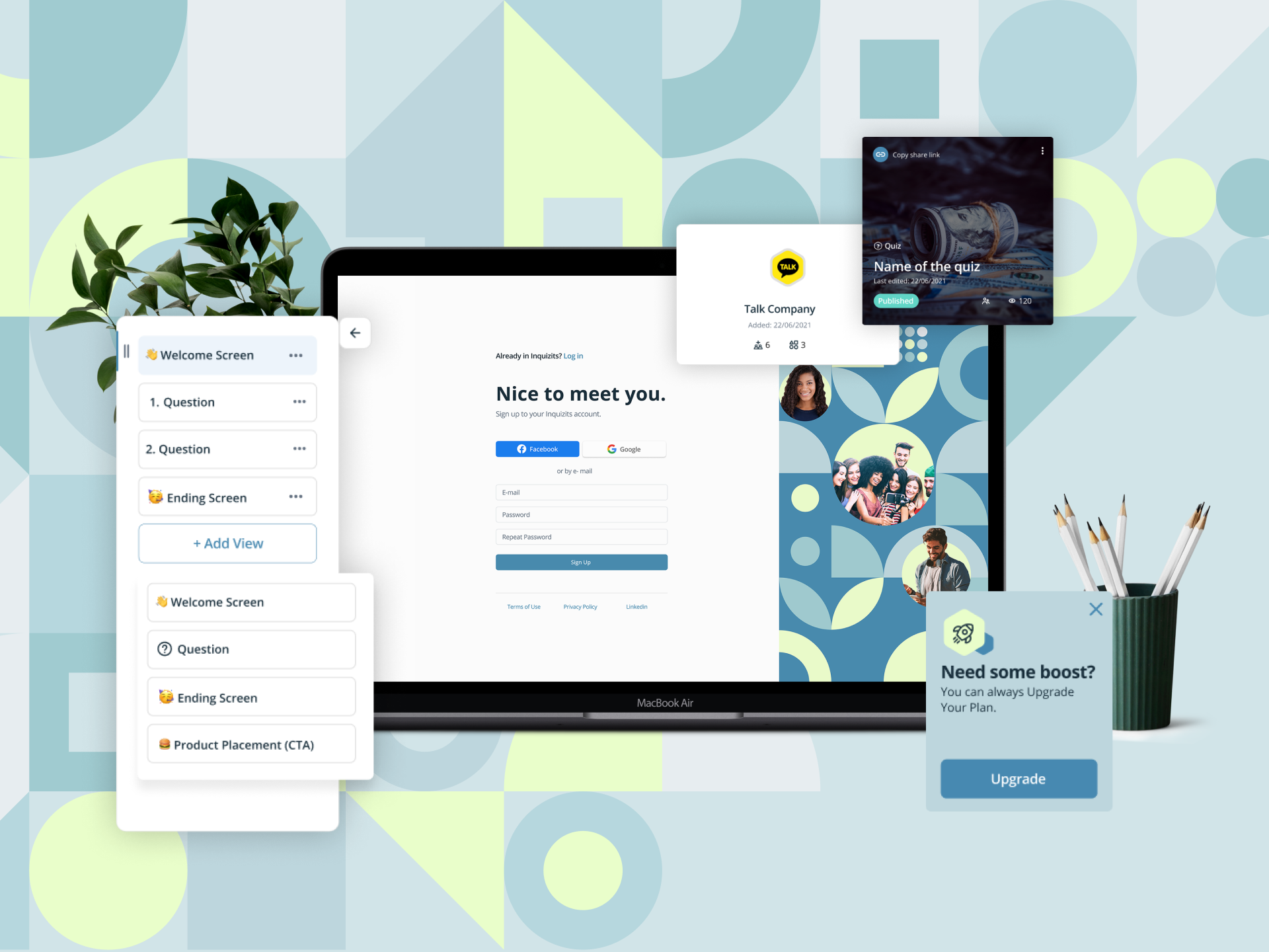 inQuizits - an interactive tool app app development development interactive tool software house technology
