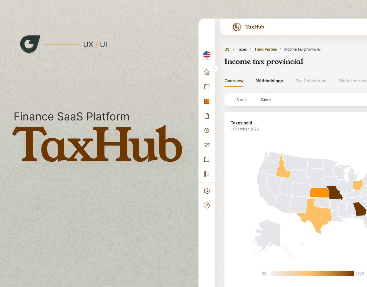 TaXHub - Fiance Saas platform argentina compoentents dashboards design glas joseglas saas taxes ui uiux ux uxui web