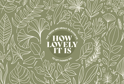 How Lovely It Is design graphic design illustration typography