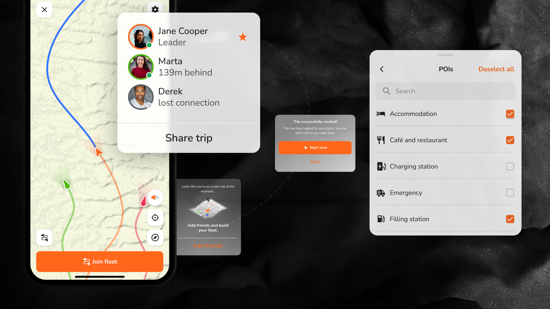 Example of Mobile Gps Tracking & Rewards App Design