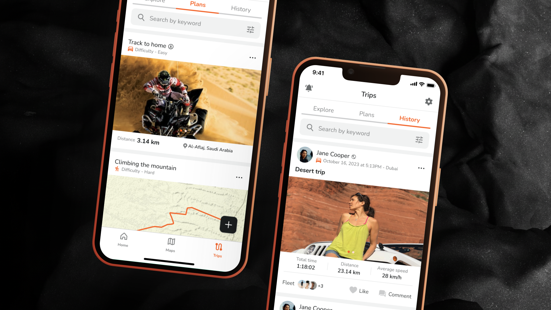 Example of Mobile Gps Tracking & Rewards App Design