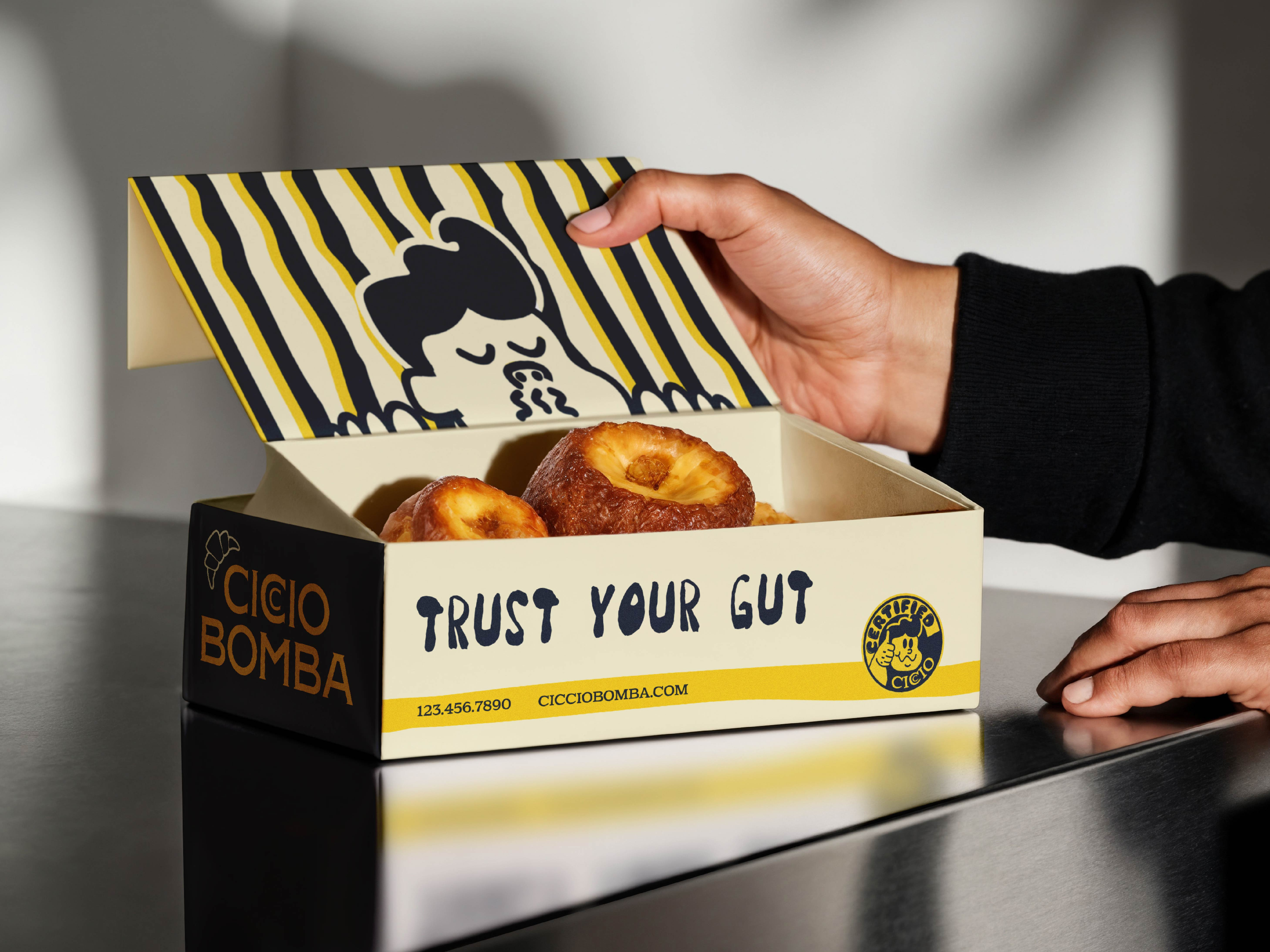 Ciccio Bomba Package & Mascot Design