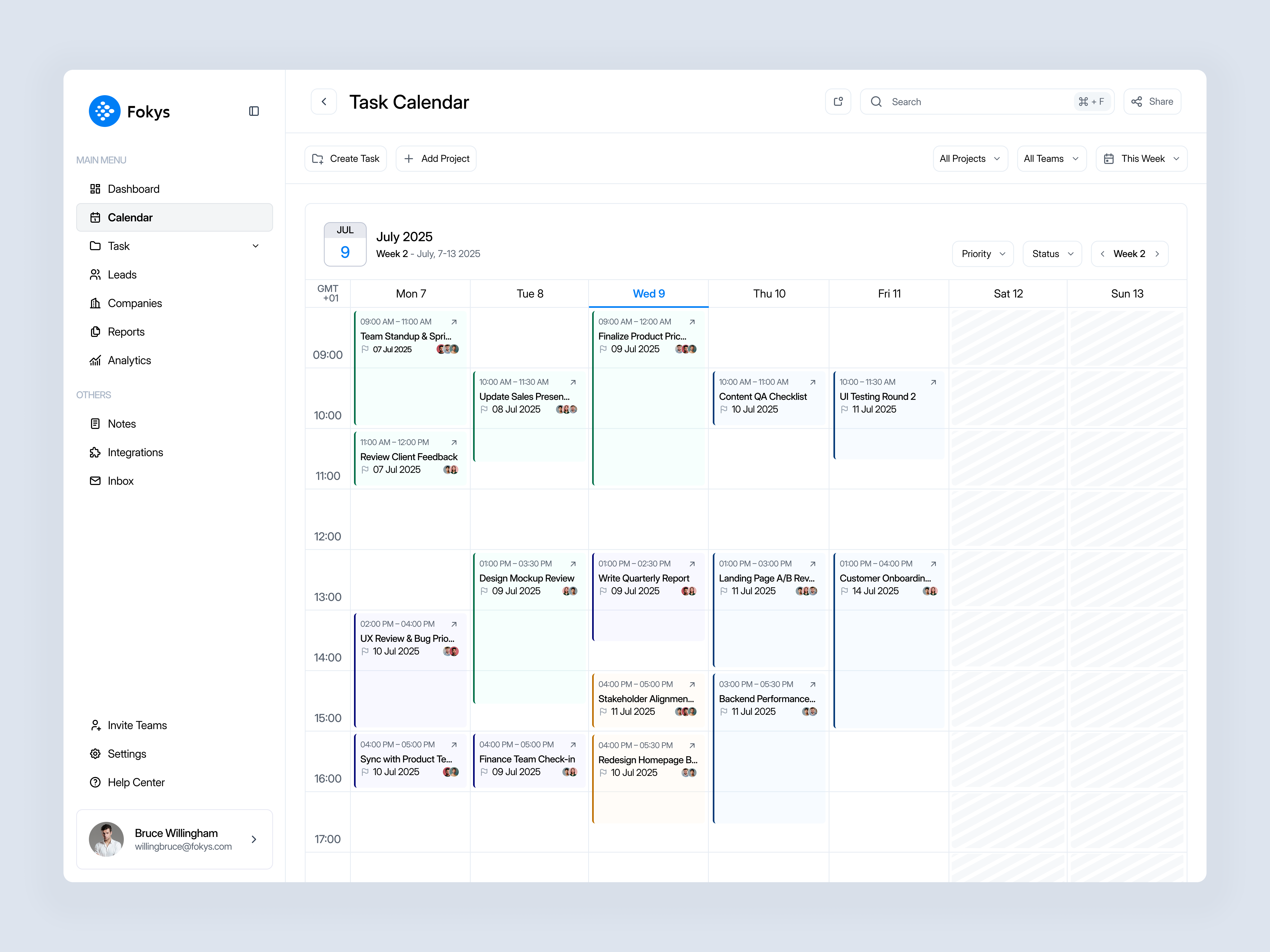 Task Management Calendar Dashboard calendar company dashboard design management minimal modern project project management task task calendar dashboard task management dashboard task manager timeline ui ui design ux design website works