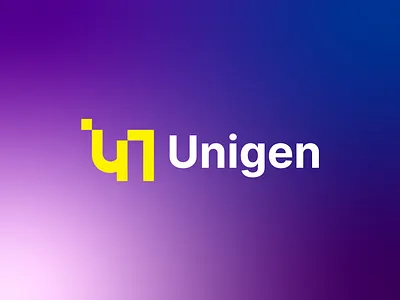 Unigen — Tech & AI Logo Design ailogo brandidentity dribbble futuretech graphic design logo logodesign minimalistic monogram techbranding unigen