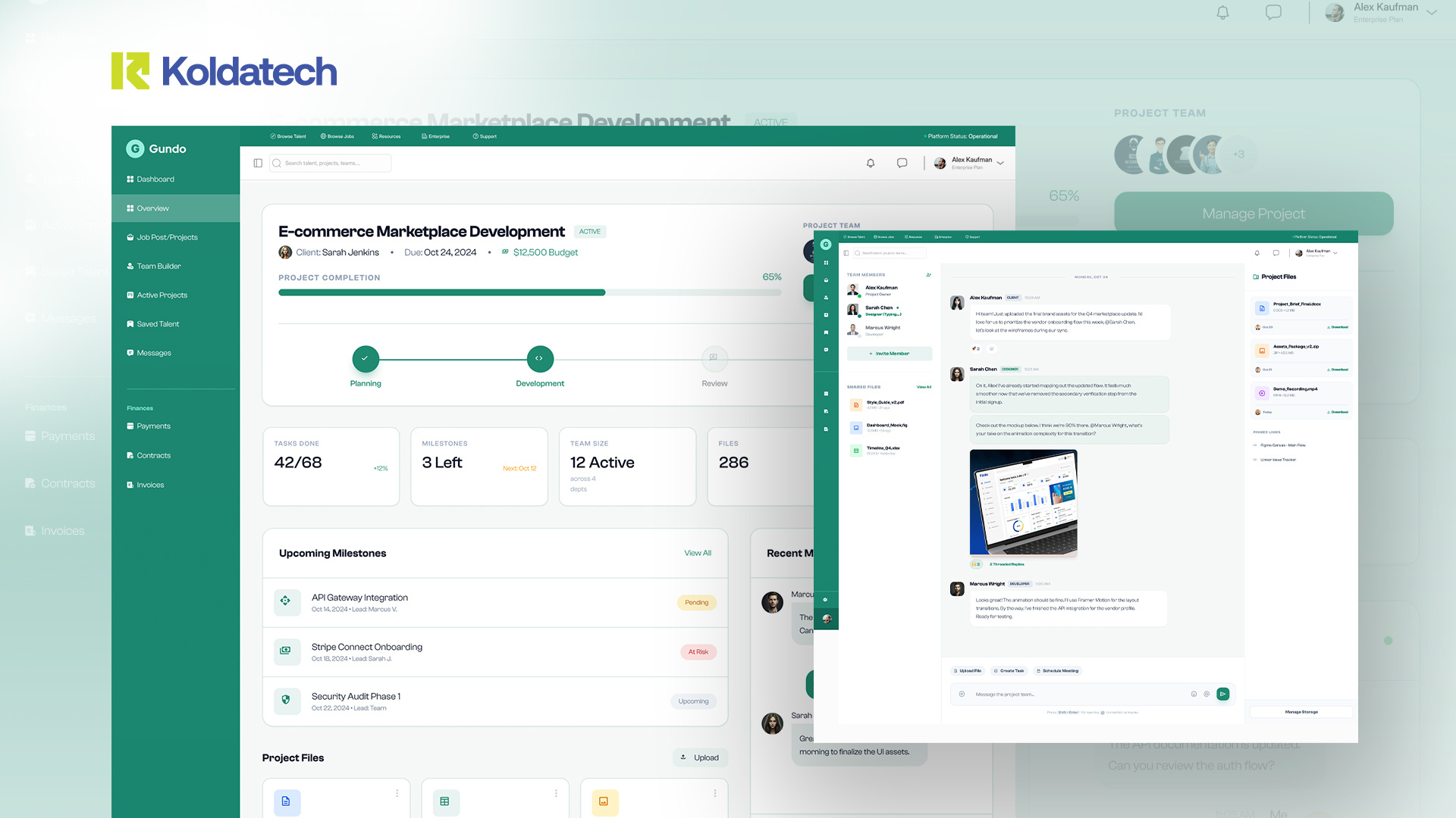 Example of Gundo — Global Work Marketplace Platform