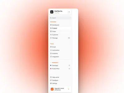 Side navigation - Remix color dailyui design typography ui