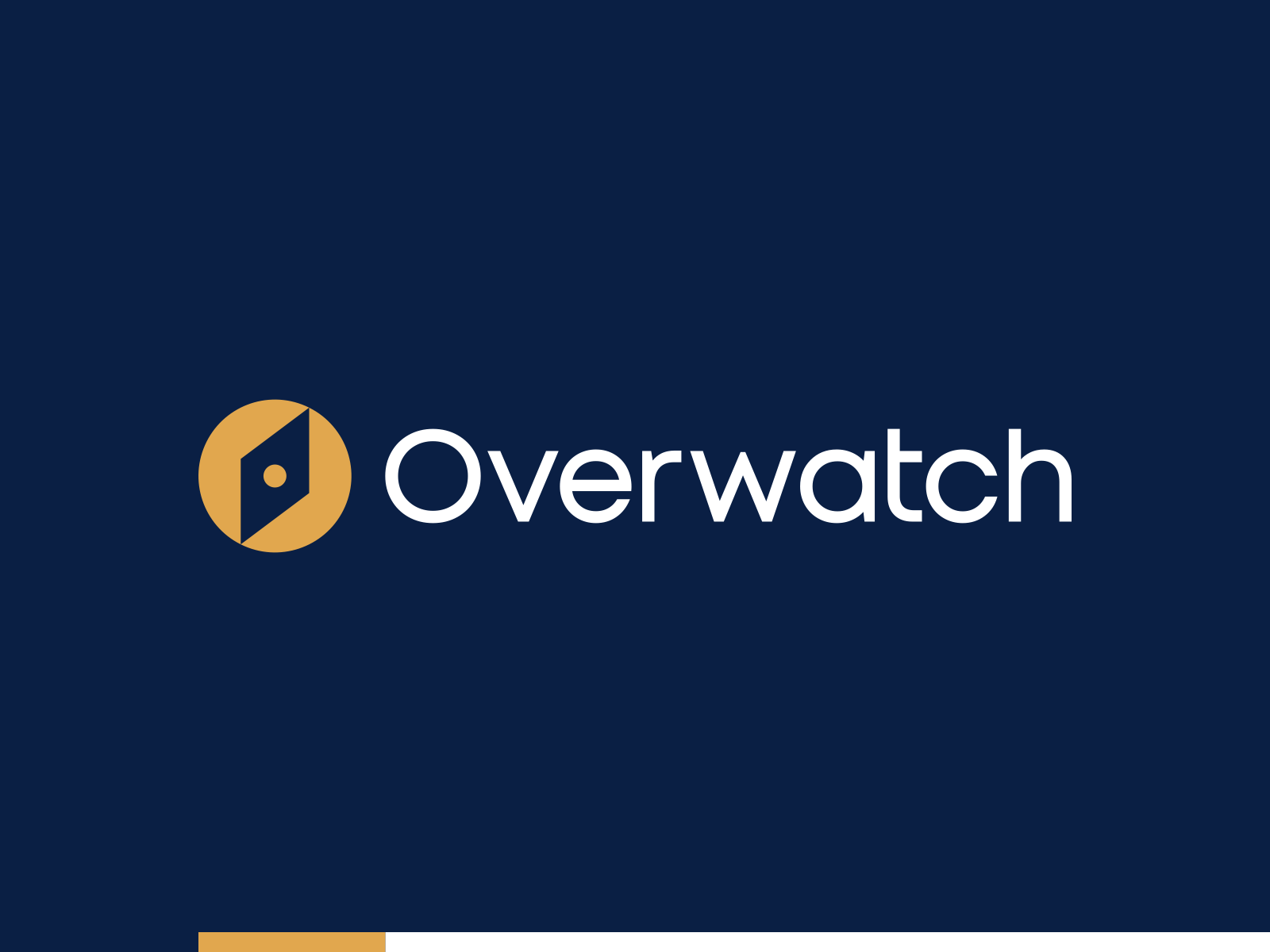 Example of Overwatch Growth, performance marketing agency logo design
