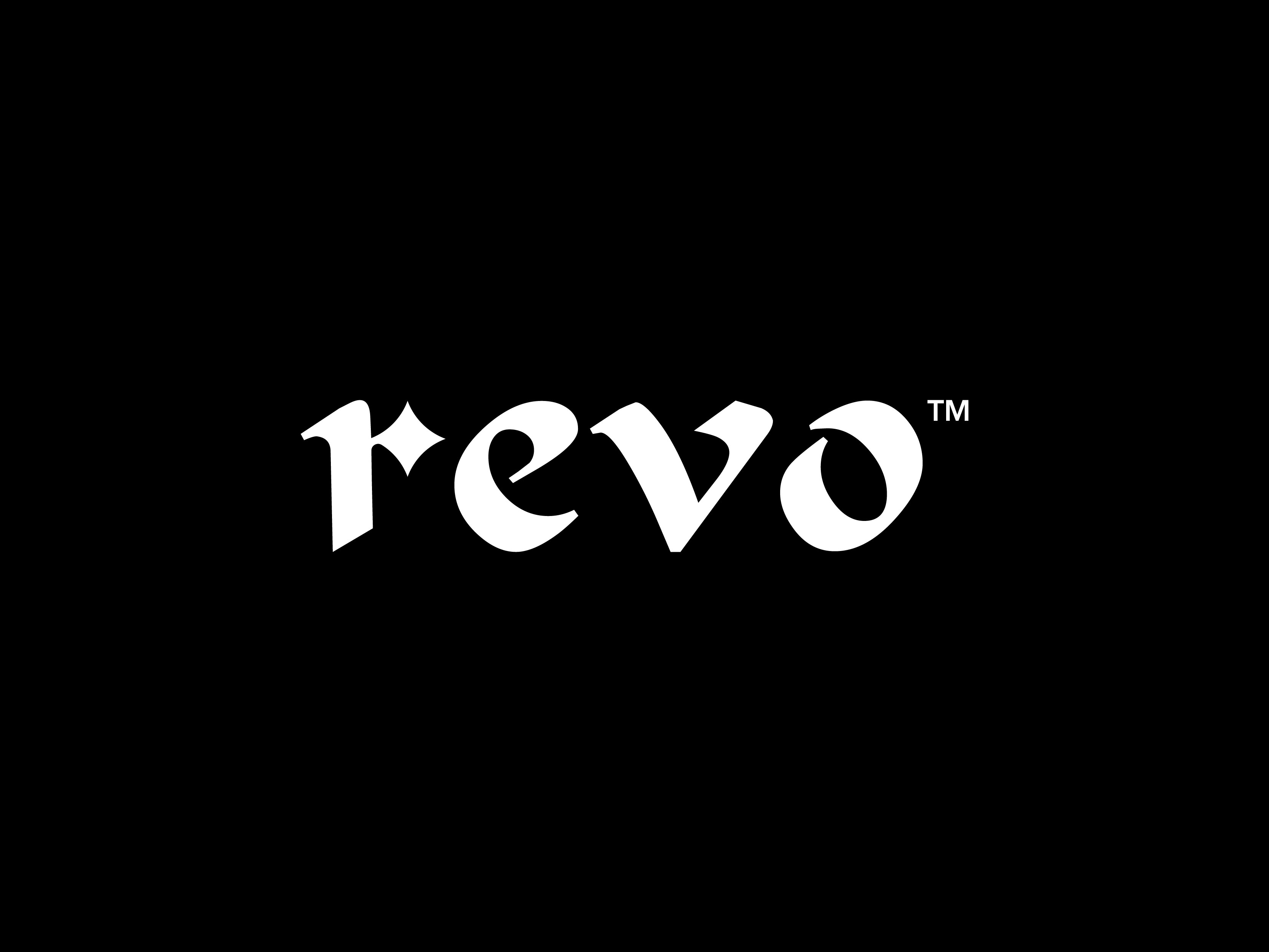 Example of revo wordmark logo design