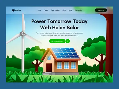 Clean Energy Landing page — Solar Panel Monitoring UI business design inspiration energy energy analytics energy dashboard energy management energy ui monitoring monitoring dashboard power tracking product design saas smartenergy solar energy solar panel solar panel design tech app ui design uiux ux