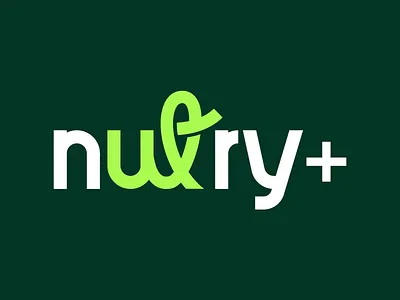 Nutry+ - Supplement Logo Design abstract brand identity branding branding design graphic design health healthy identity logo logo design modern nutrition supplement label supplement logo supplement packaging typography ui vitamin wellness