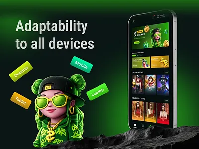 Online Casino Mobile App UI Design app appdesign casino casino dashboard casino interface casino ui casino website casinoapp characterdesign design gambling website gameapp gamingplatform illustration mobile app mobile app casino mobile interface online casino ui visual design