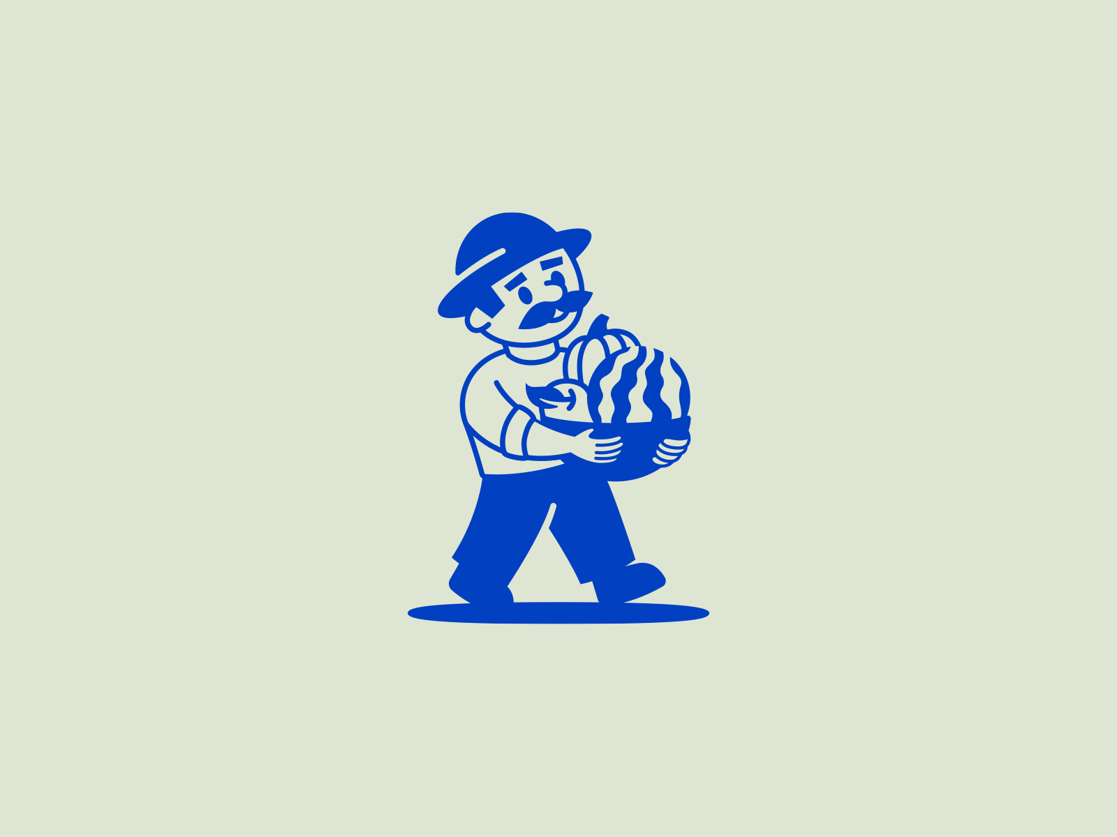 Farmer logo brand brand design brand designer branding branding design branding designer character character logo farmer farmer logo logo logo design logo designer logodesign logodesigner logotype mascot mascot logo